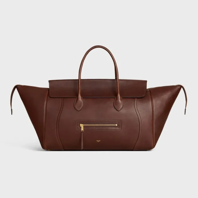 Grand Luggage en cuir d’agneau souple et brillant Grand Luggage en cuir d’agneau souple et brillant
