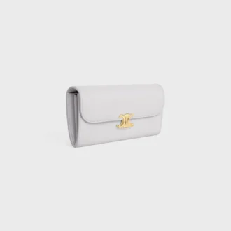 Grand portefeuille Triomphe en lézard