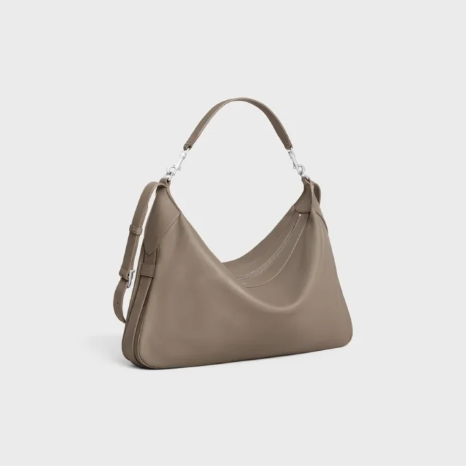 Grand Romy en cuir de veau grainé souple