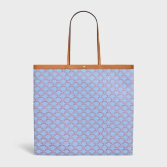 Grand sac cabas plat en Triomphe Canvas