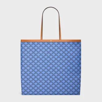 Grand sac cabas plat en Triomphe Canvas