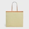 Grand sac cabas plat en Triomphe Canvas