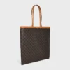 Grand sac cabas plat en Triomphe Canvas