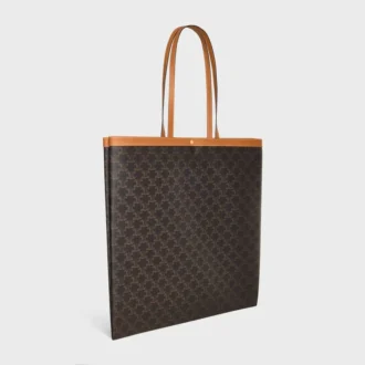 Grand sac cabas plat en Triomphe Canvas