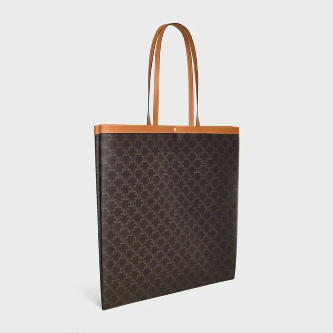 Grand sac cabas plat en Triomphe Canvas