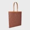 Grand sac cabas plat en Triomphe Canvas