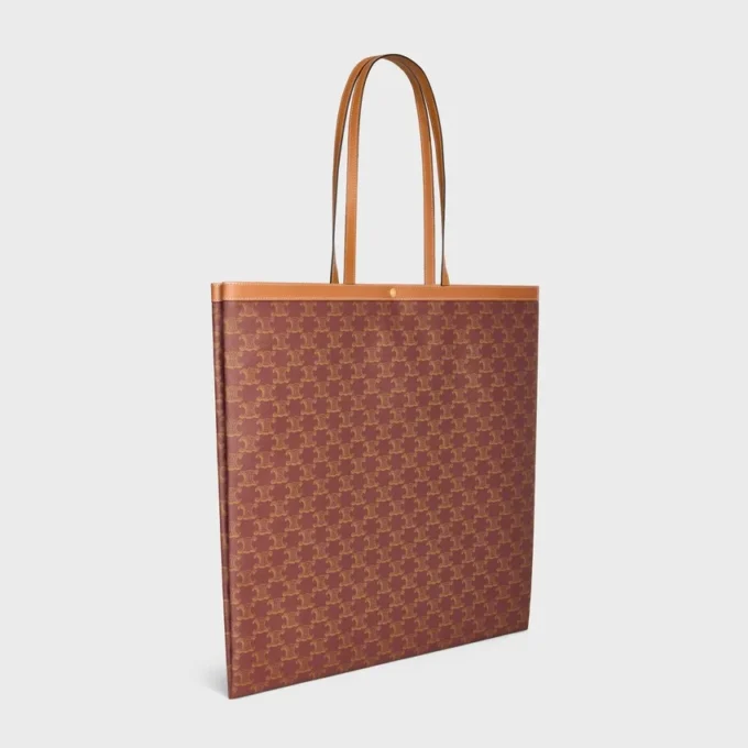 Grand sac cabas plat en Triomphe Canvas