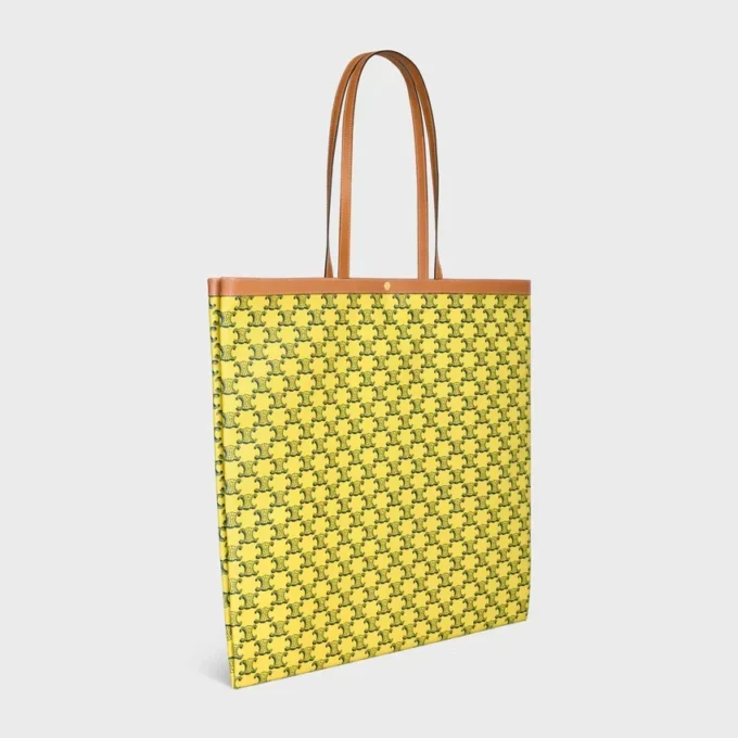Grand sac cabas plat en Triomphe Canvas