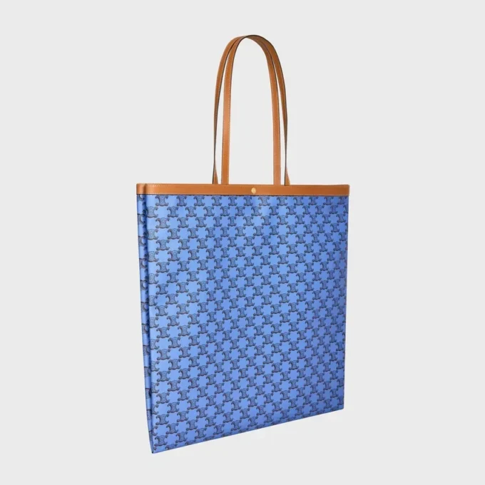 Grand sac cabas plat en Triomphe Canvas