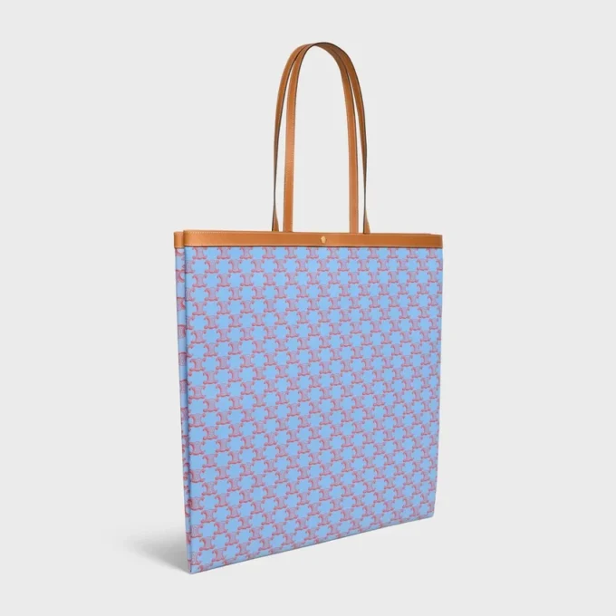 Grand sac cabas plat en Triomphe Canvas