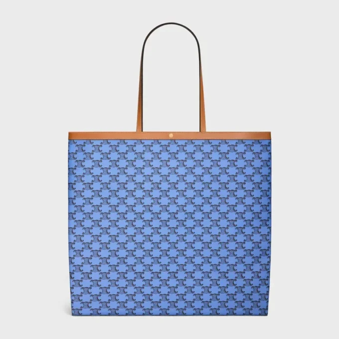 Grand sac cabas plat en Triomphe Canvas