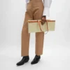 Grand sac cabas plat en Triomphe Canvas