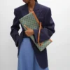 Grand sac cabas plat en Triomphe Canvas