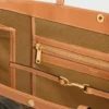 Grand sac cabas plat en Triomphe Canvas