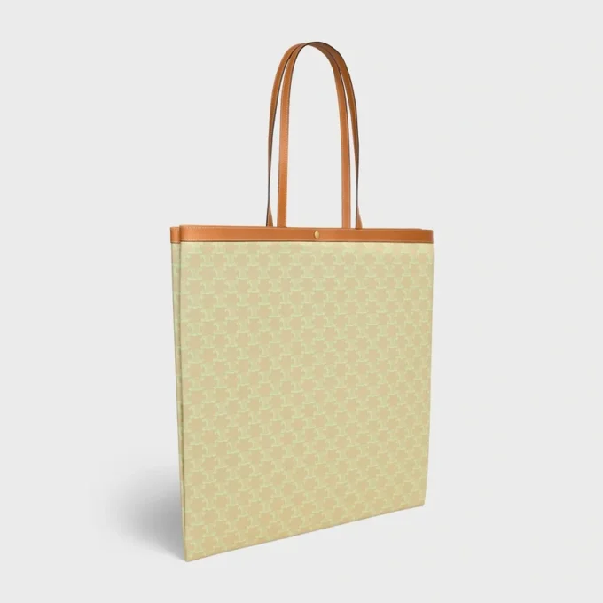Grand sac cabas plat en Triomphe Canvas