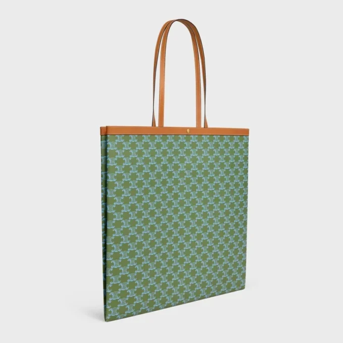 Grand sac cabas plat en Triomphe Canvas