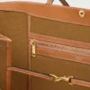 Grand sac cabas plat en Triomphe Canvas