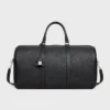 Grand sac de voyage en cuir de veau grainé