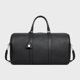 Grand sac de voyage en cuir de veau grainé