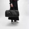 Grand sac de voyage en cuir de veau grainé