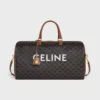 Grand sac de voyage en Triomphe Canvas avec imprimé CELINE