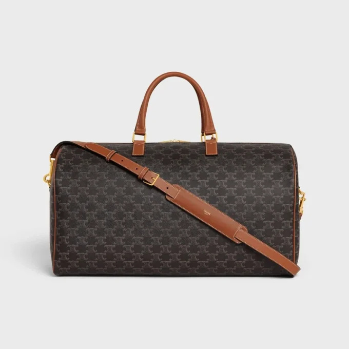 Grand sac de voyage en Triomphe Canvas avec imprimé CELINE