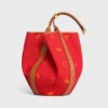 Grand sac seau en tissu Jacquard C Sulky