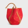 Grand sac seau en tissu Jacquard C Sulky