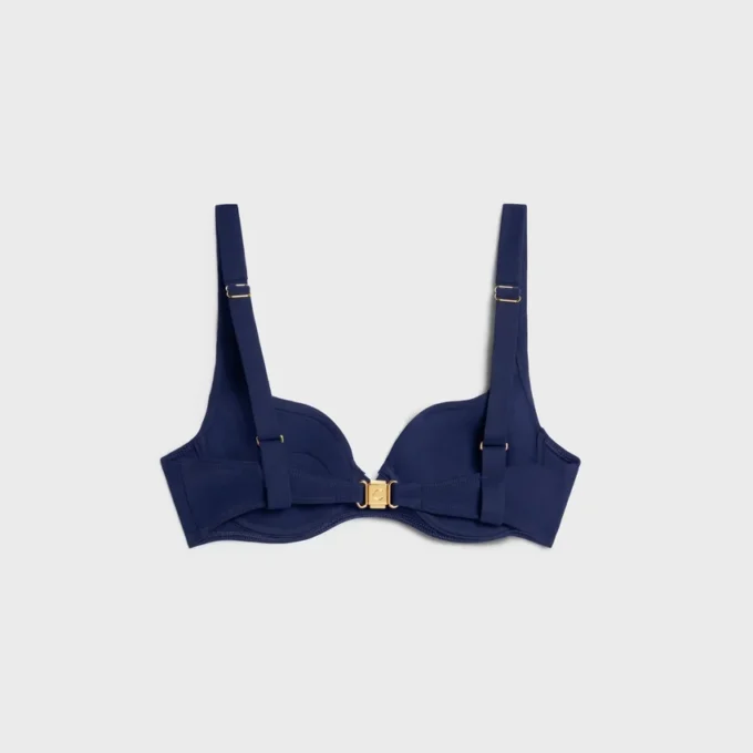 Haut balconnet en jersey mat