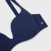 Haut balconnet en jersey mat