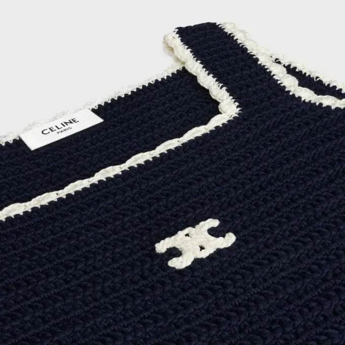 Haut en coton crocheté Haut en coton crocheté