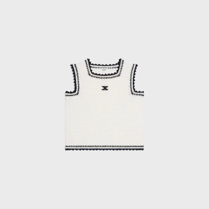 Haut en crochet de coton
