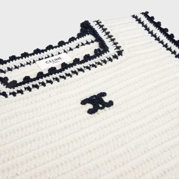 Haut en crochet de coton