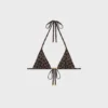 Haut triangle en jersey Monogram