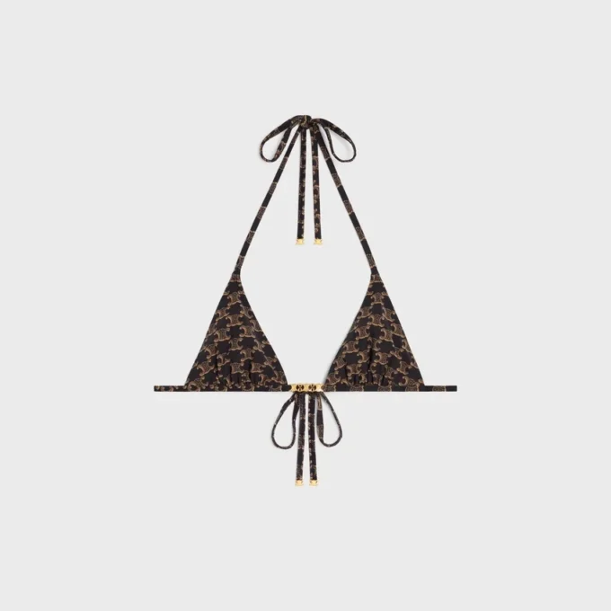 Haut triangle en jersey Monogram