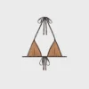 Haut triangle en jersey Monogram