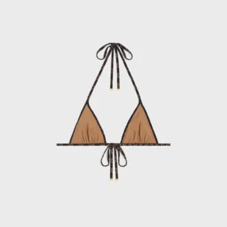 Haut triangle en jersey Monogram
