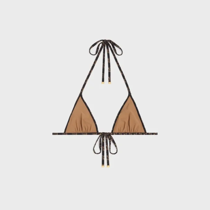 Haut triangle en jersey Monogram