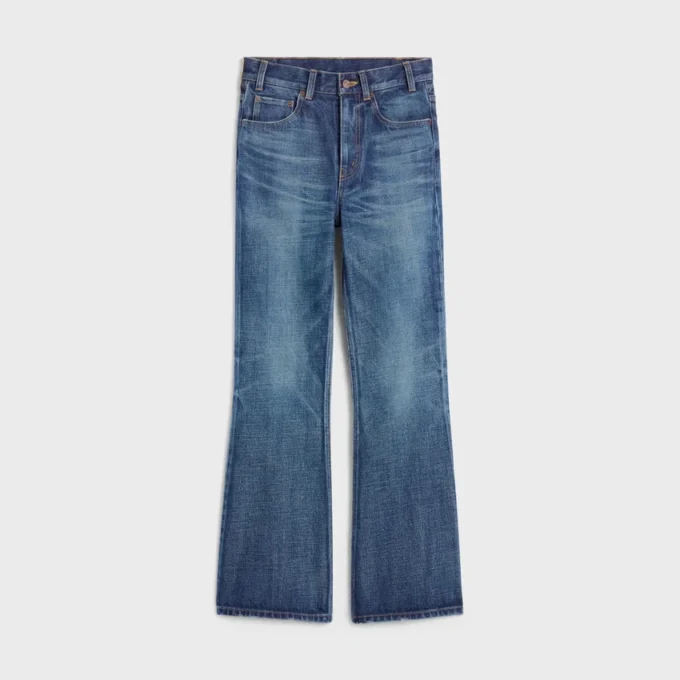Jean bootcut en denim délavé Dark Union