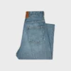 Jean boyfriend 001 en denim de coton Jean boyfriend 001 en denim de coton