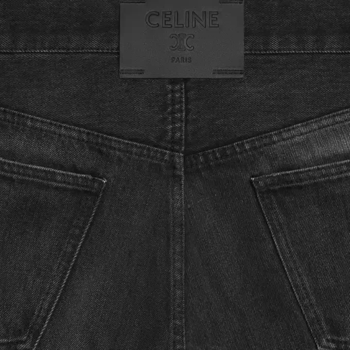 Jean boyfriend 001 en denim de coton Jean boyfriend 001 en denim de coton