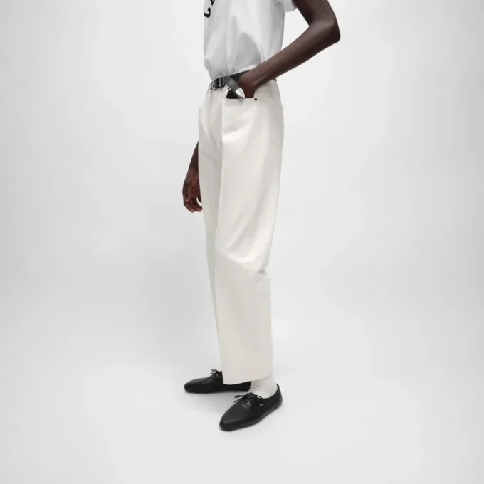 Jean boyfriend 001 en denim de coton Jean boyfriend 001 en denim de coton