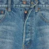 Jean boyfriend 001 en denim de coton Jean boyfriend 001 en denim de coton