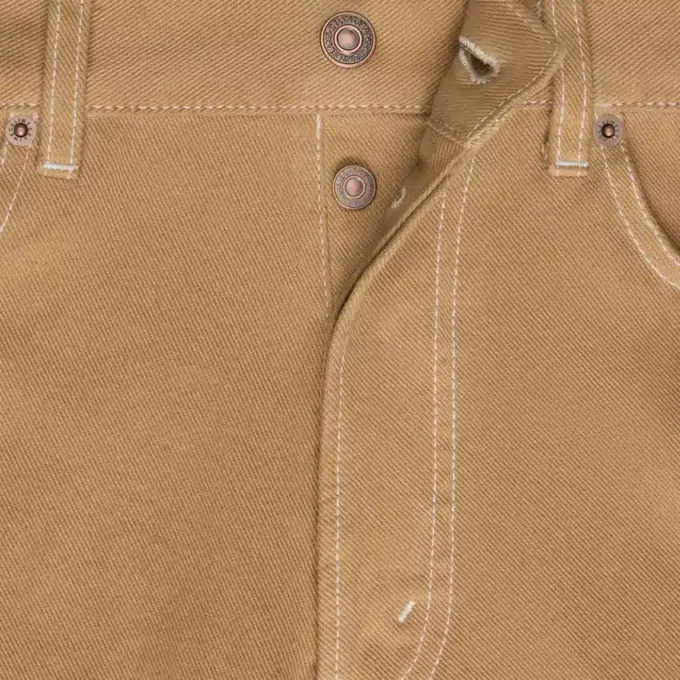 Jean boyfriend 001 en denim de coton Jean boyfriend 001 en denim de coton