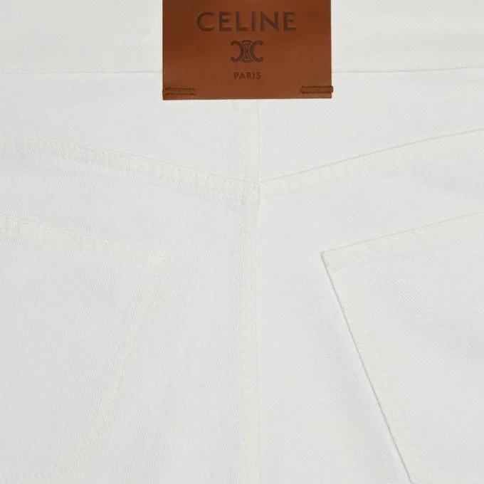 Jean boyfriend 001 en denim de coton Jean boyfriend 001 en denim de coton