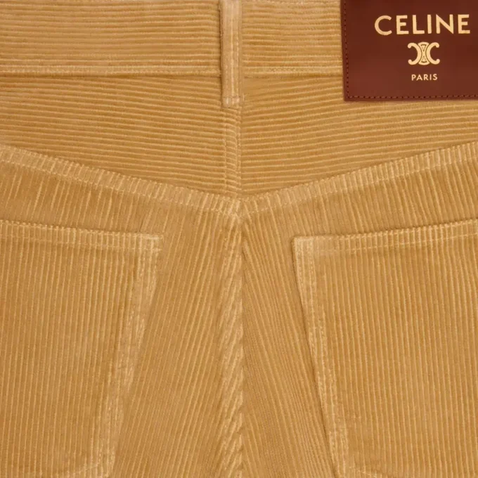 Jean Jolene en velours côtelé