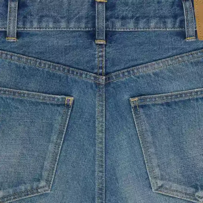 Jean Lou en denim de coton