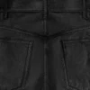 Jean Lulu en cuir d&rsquo;agneau souple