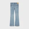 Jean Marco en denim délavé bleu acier