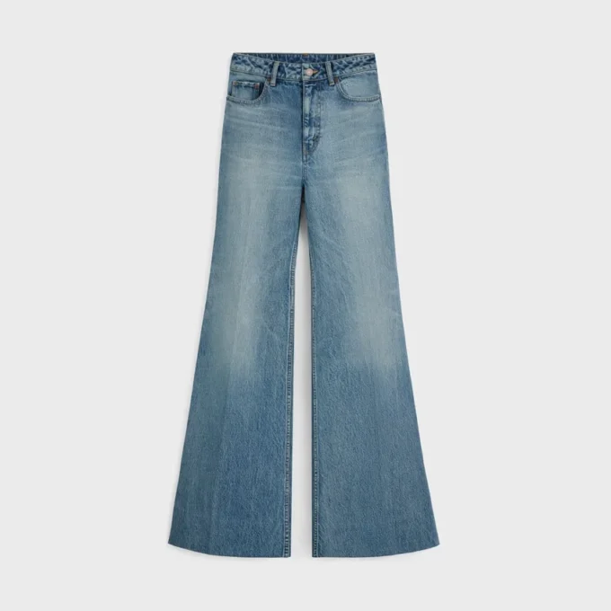 Jean évasé 001 en denim